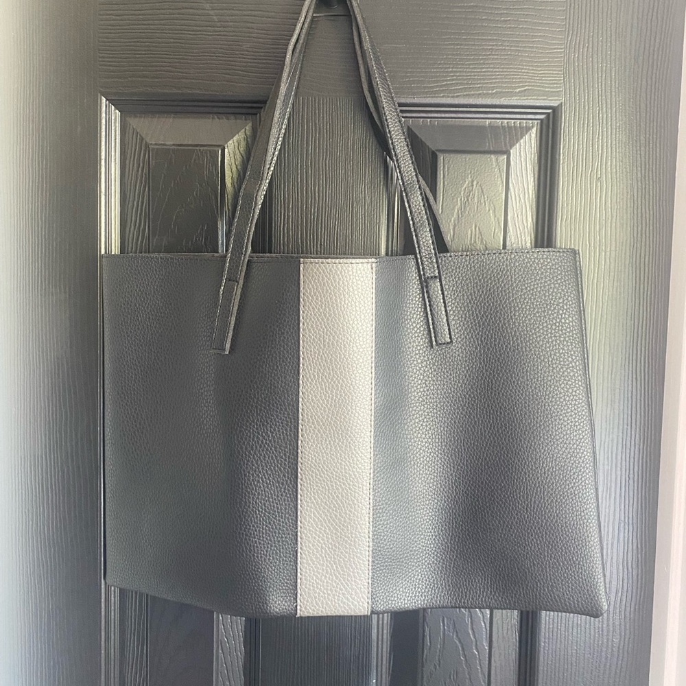 Vince Camuto Vegan Pebbled Leather Tote Bag